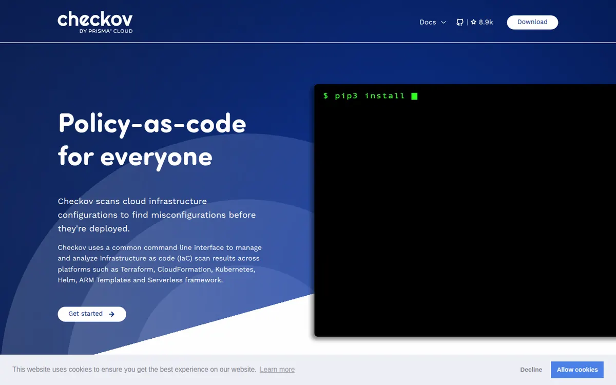 Checkov official homepage
