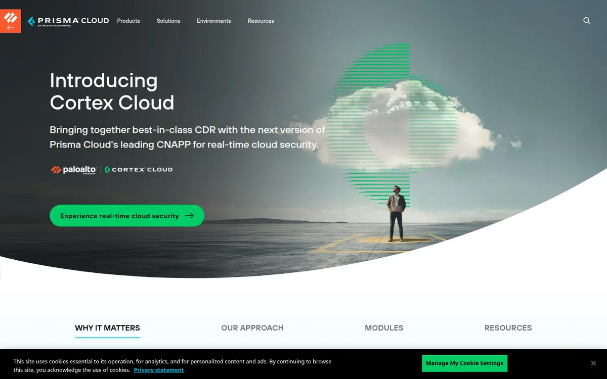 Prisma Cloud IaC Security official homepage