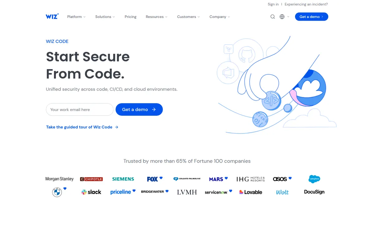 Wiz Code official homepage